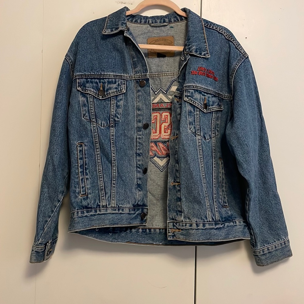 Denim Nascar Jacket